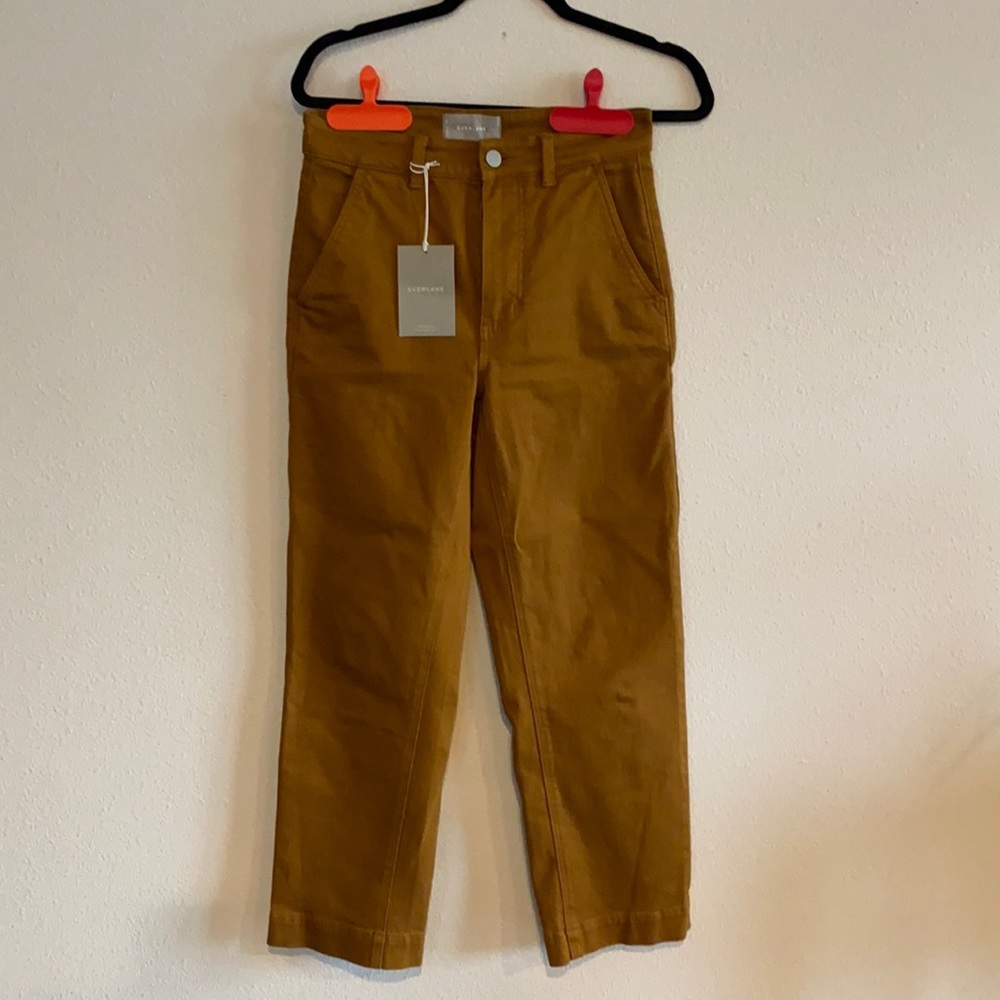 Everlane | The Straight Leg Crop, golden brown